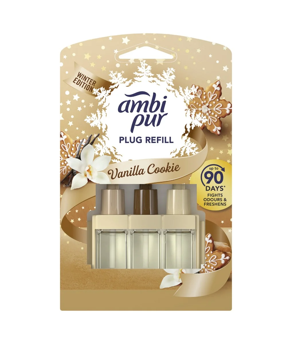 Ambi Pur náhradná náplň Vanilla Cookie 1×20 ml, náhradná náplň do osviežovača vzduchu
