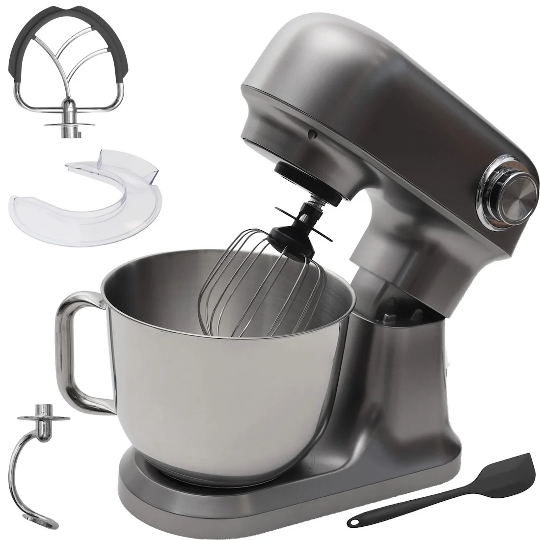 Livefy Chef planetárny kuchynský robot 1500 W, 5L, čierny