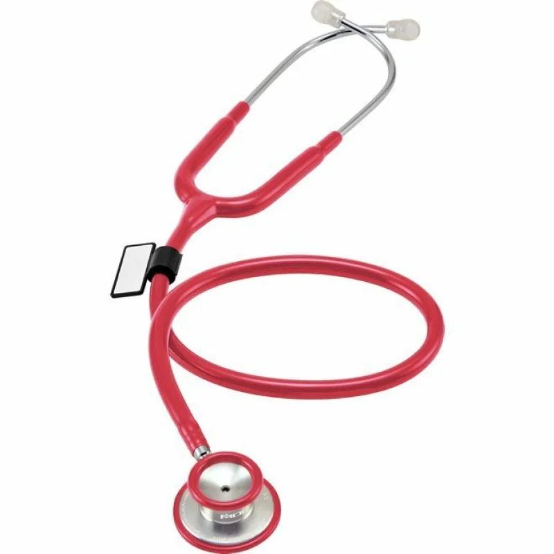 MDF 747XP Deluxe dvojhlavový stetoskop pre internú medicínu, červený (MDF23)
