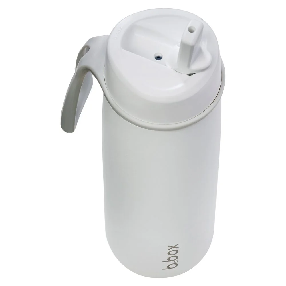 Nerezová termofľaša so slamkou 690 ml white out