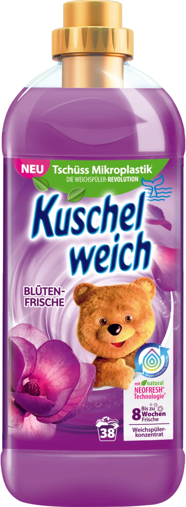 Kuschelweich aviváž Čerstvý kvet 38 praní 1×1000 ml, aviváž