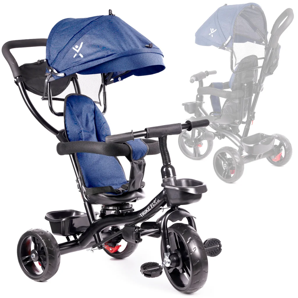 Trojkolka TRIKE FIX LITE – otočné sedadlo, bezdušové kolesá