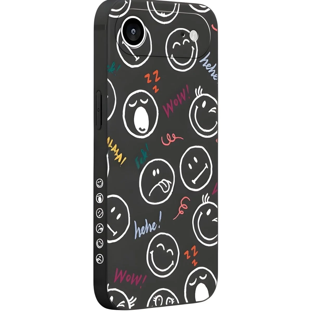Ochranné puzdro Smiley pre iPhone 17 Pro Max Čierna