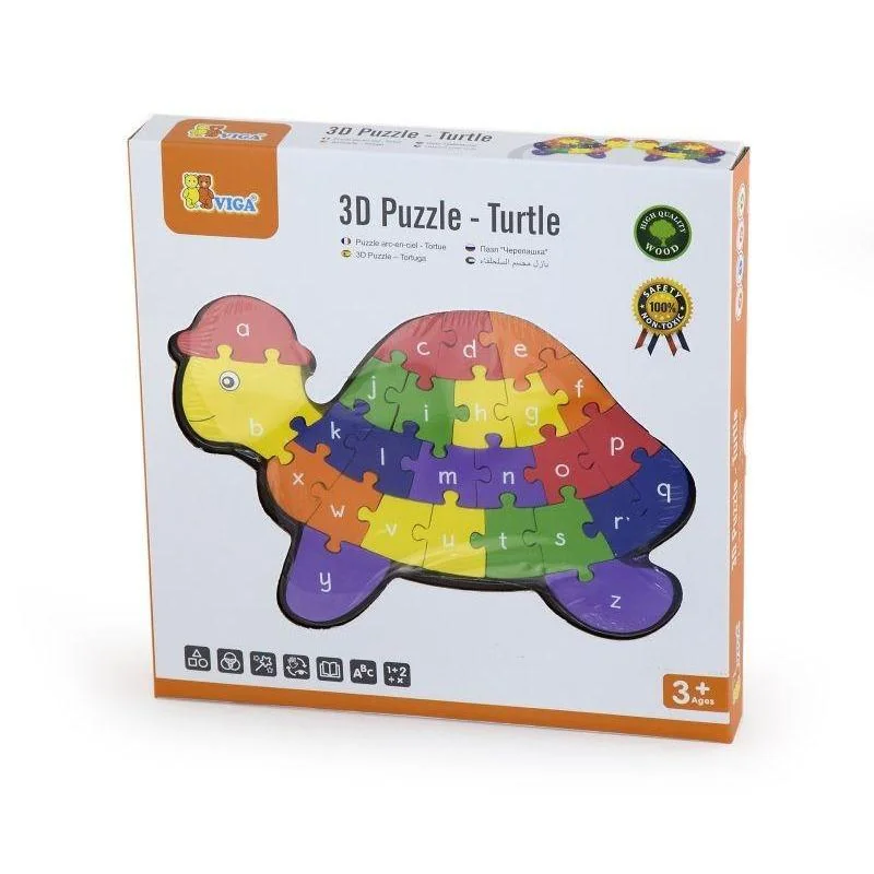 Viga 3D Puzzle korytnačka