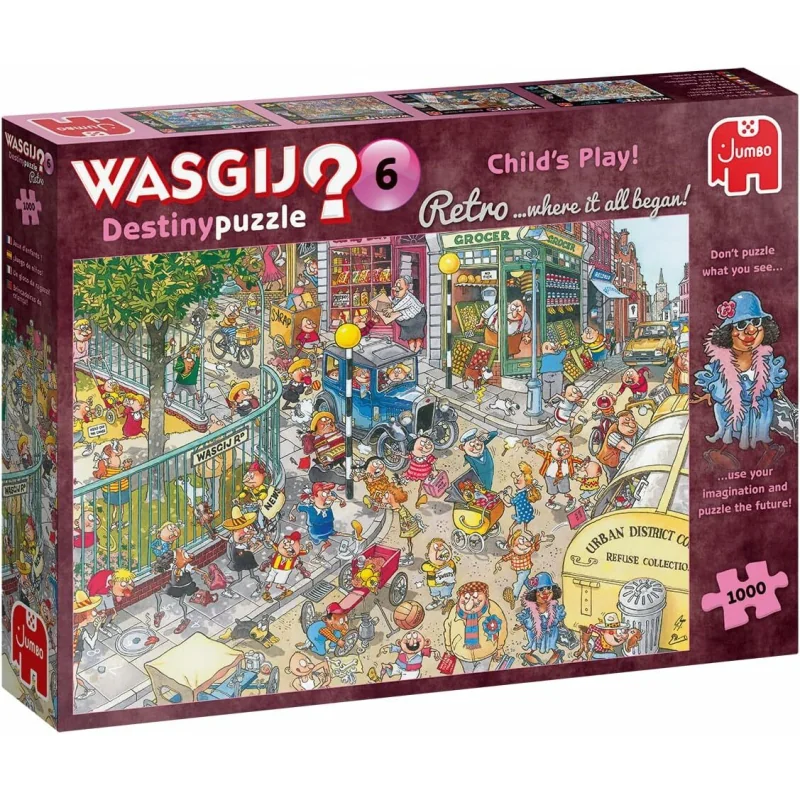Jumbo Wasgij Puzzle - Childs Play! 1000 dielikov JUM25015