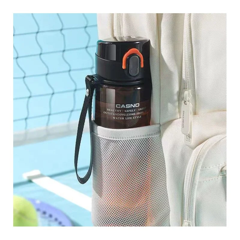 Livefy fľaša na vodu Hydra 560ml, čierna / oranžová 