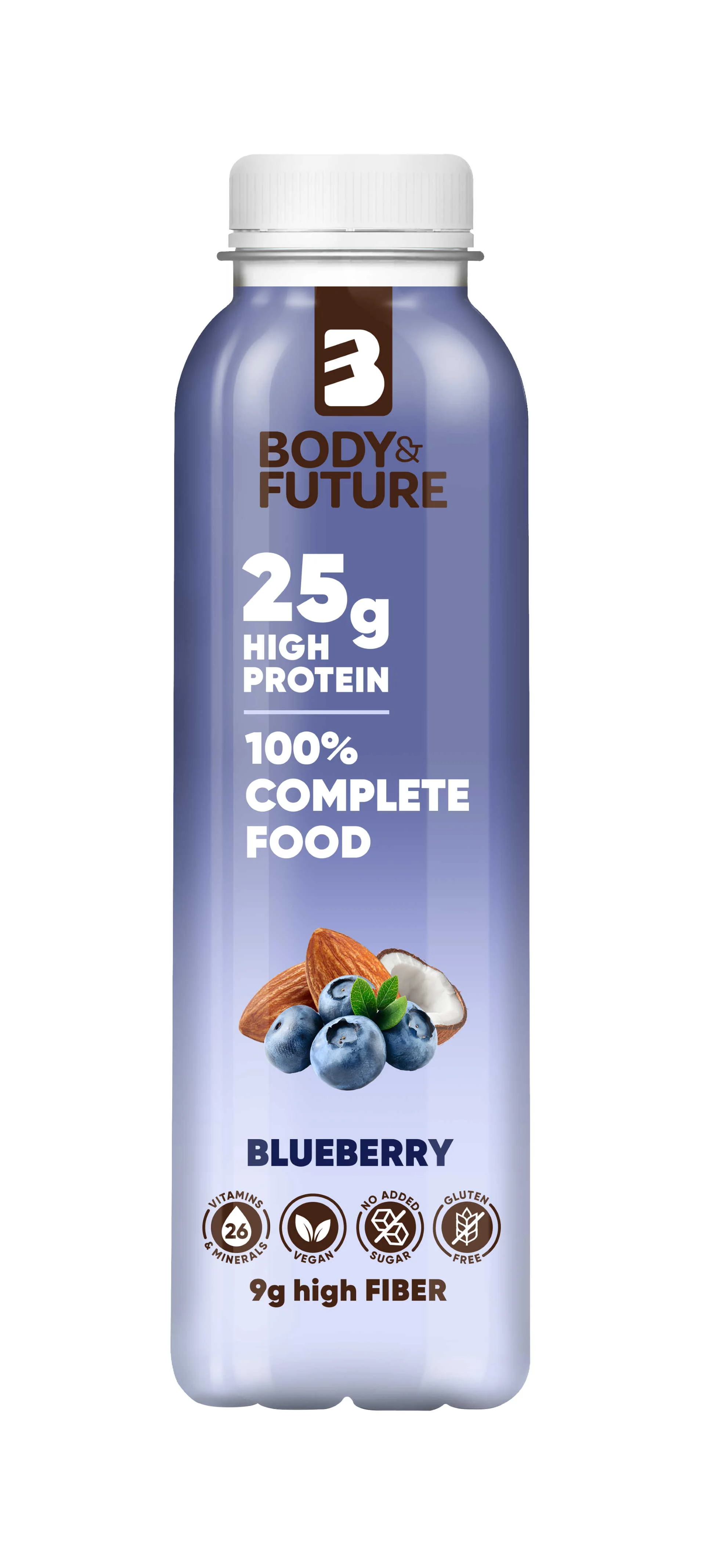 Body&Future 100% complete food blueberry PET 0,4 l