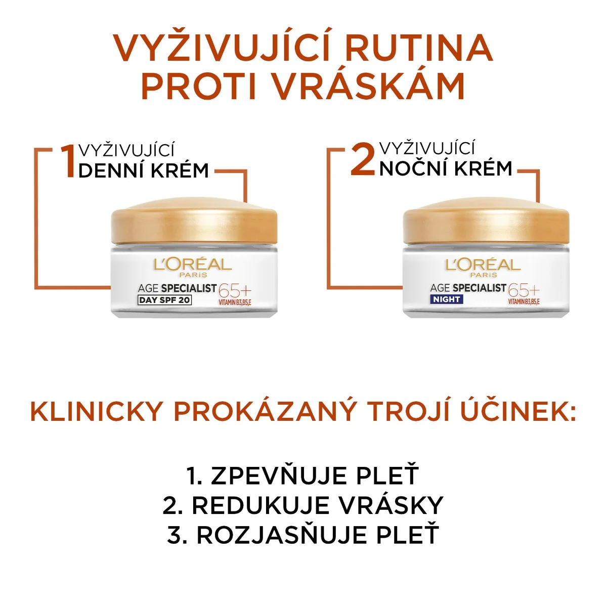 L'Oréal Paris Age Specialist 65+ 1×50 ml, nad 65 rokov