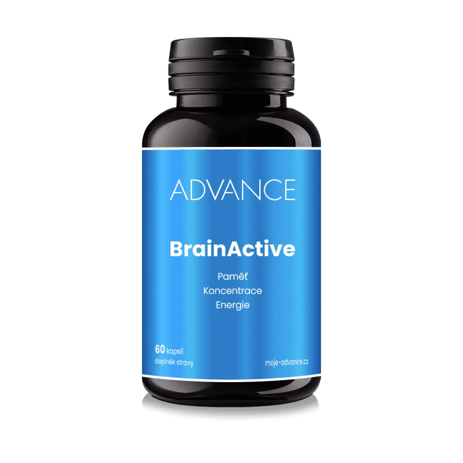ADVANCE BrainActive 60 kapsúl - pamäť, koncentrácia, energia 1×60 cps, výživový doplnok