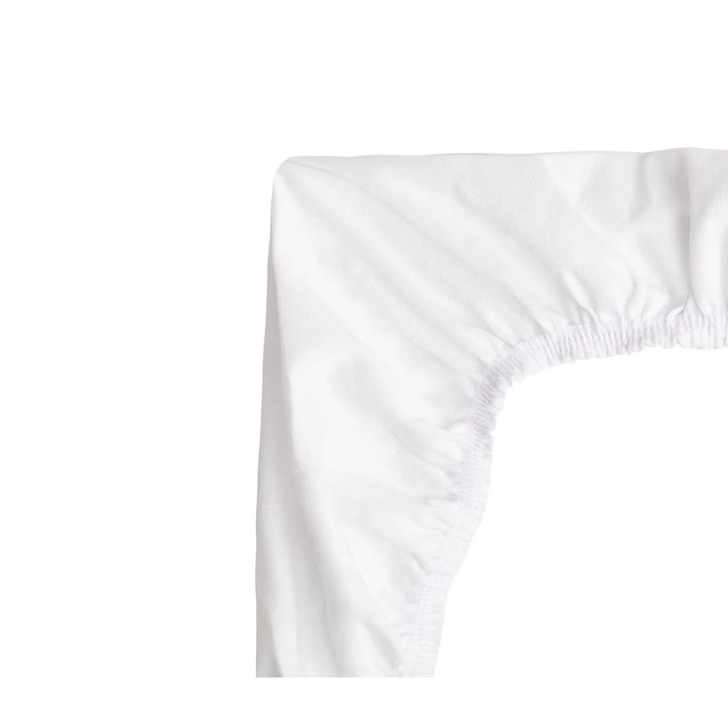 Nepremokavé prestieradlo Jersey do kočíka Sensillo biela 35x75 cm ,