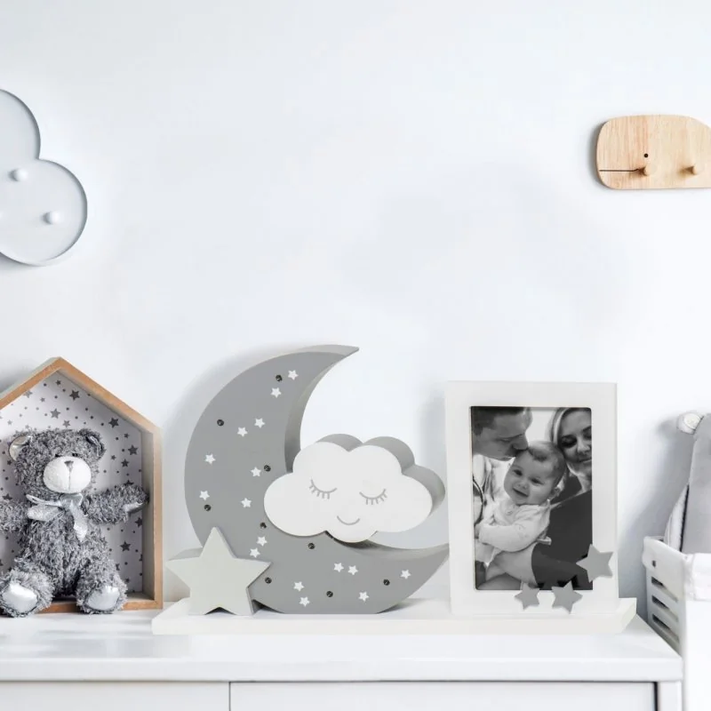 Dooky rámček na fotografiu s LED osvetlením Moonlight Frame Grey