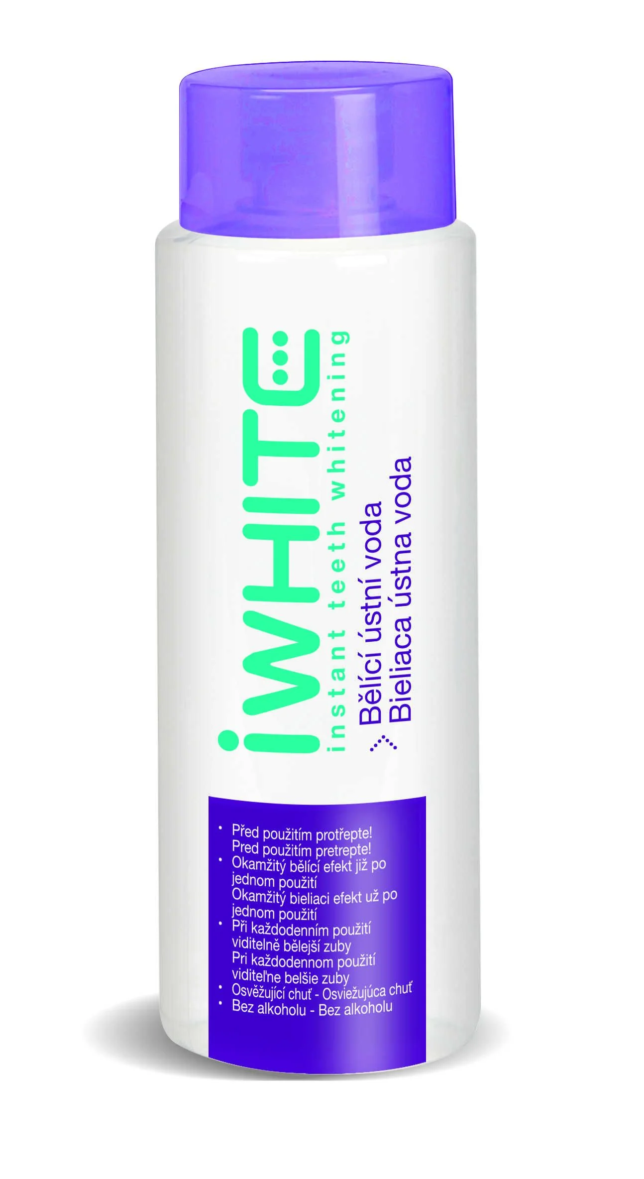 iWhite bieliaca ústna voda, 500 ml 1×500 ml, bieliaca ustná voda