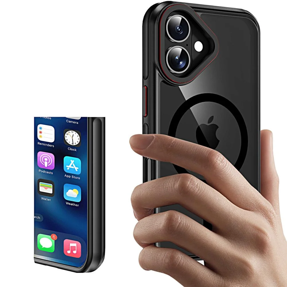 Tech-Protect Hybrid MagSafe kryt na iPhone 16, čierny