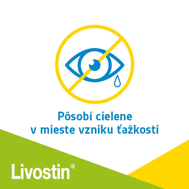 Livostin 0,5 mg/ ml 1×4 ml, očné kvapky