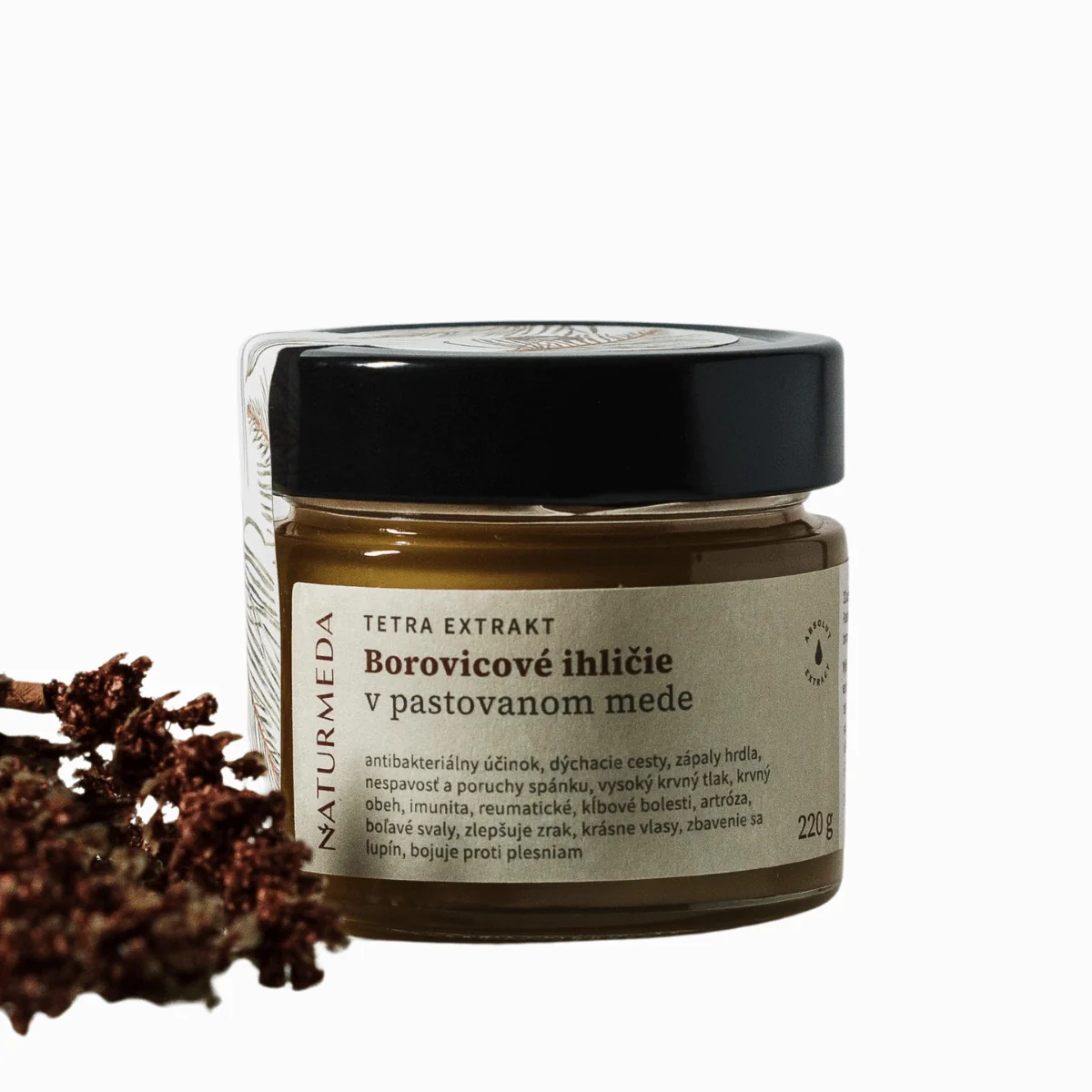Terapeutický med s borovicovým ihličím - 220g - Naturmeda