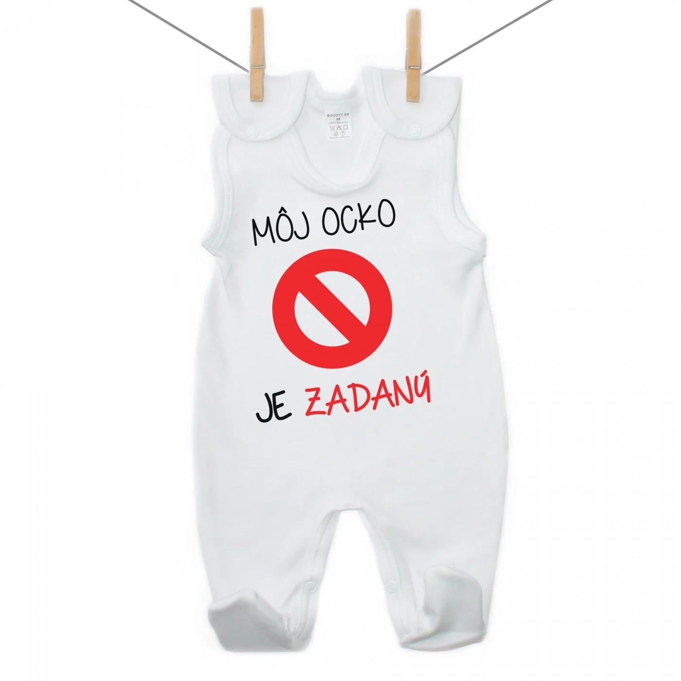 Boodyy Dupačky Môj ocko je zadaný Veľkosť: 86