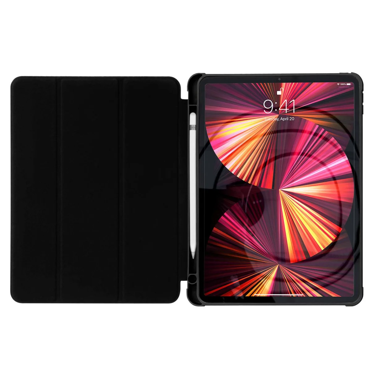 NEOGO Stand Smart Cover puzdro na iPad mini 2021, čierne