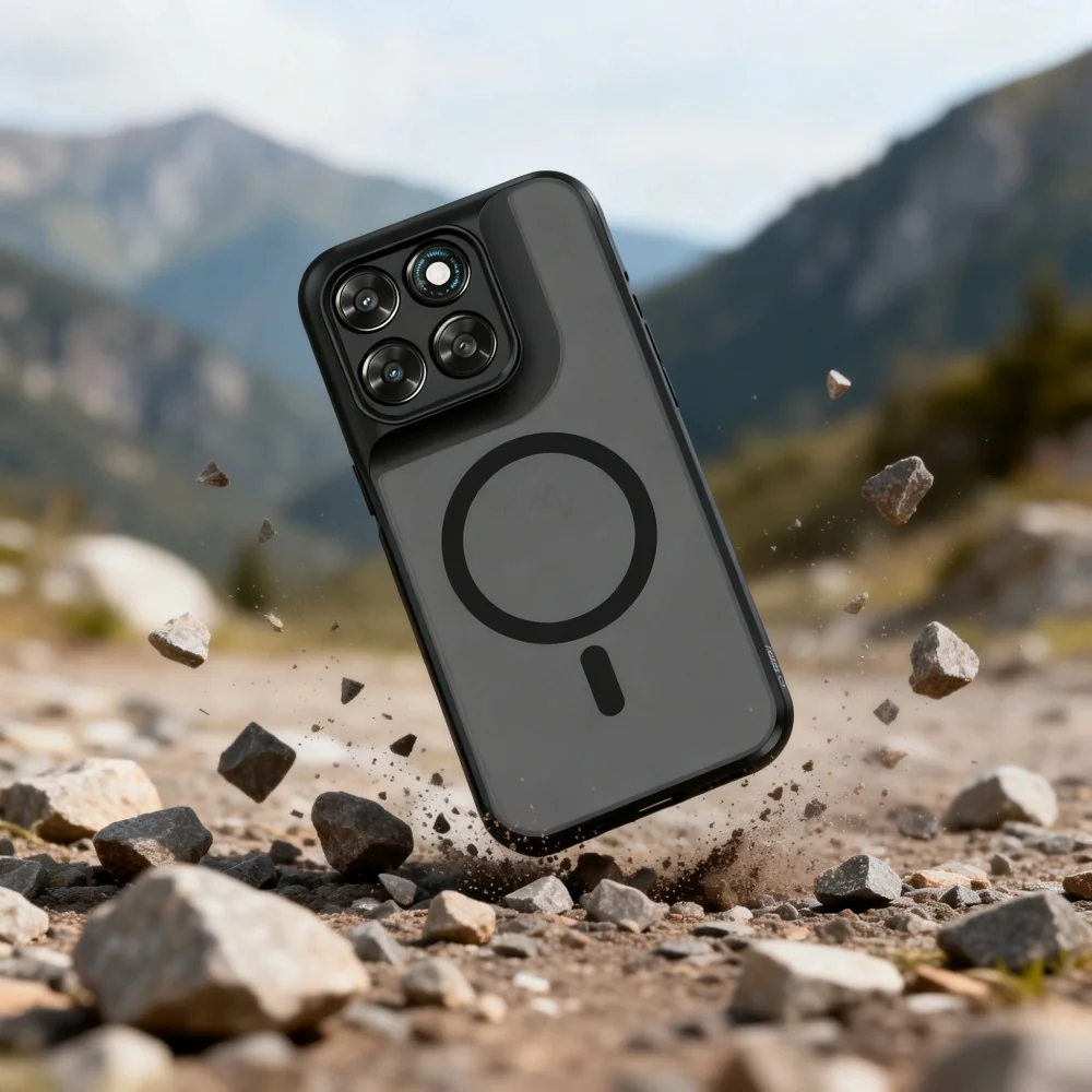 Tech-Protect MagMat MagSafe kryt na Motorola Moto G67 / G77, čierny