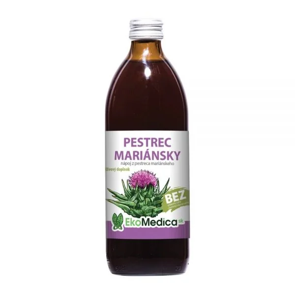 EkoMedica SK - Pestrec mariánsky nápoj 1×500 ml, pitie