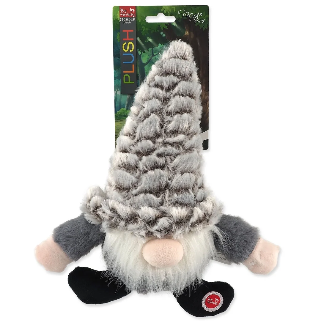 Hračka Dog Fantasy škriatok šedý 30cm