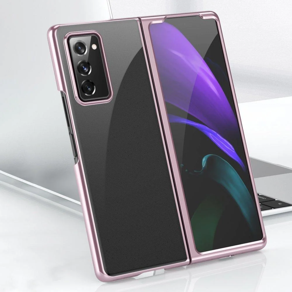 Priehľadné puzdro pre Samsung Galaxy Z Fold 4 Modrá