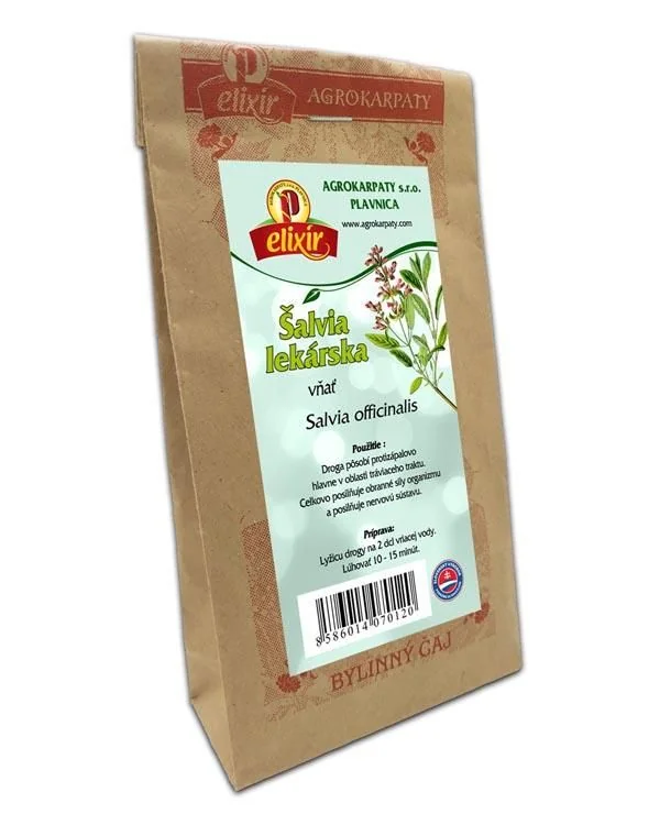 Agrokarpaty Šalvia lekárska vňať 30g 1×30 g, sypaný čaj