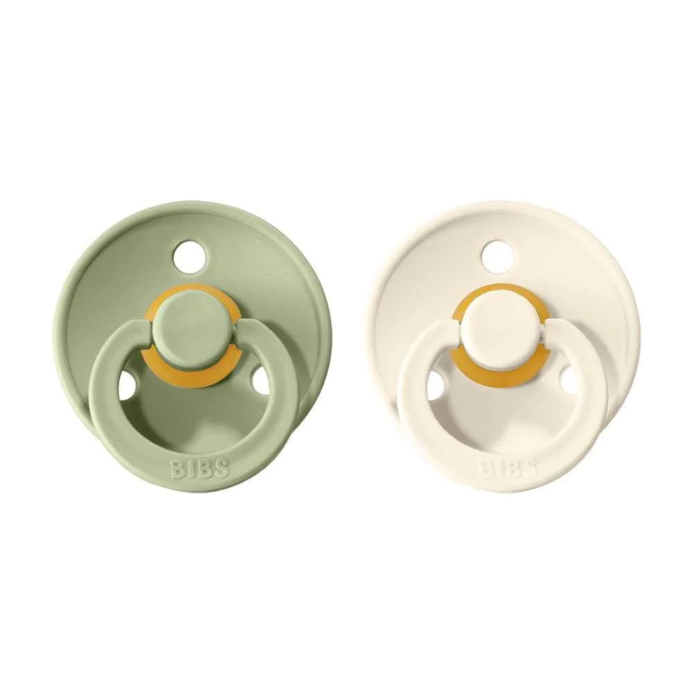 BIBS Colour cumlíky z prírodného kaučuku 1×2 ks, veľkosť 1