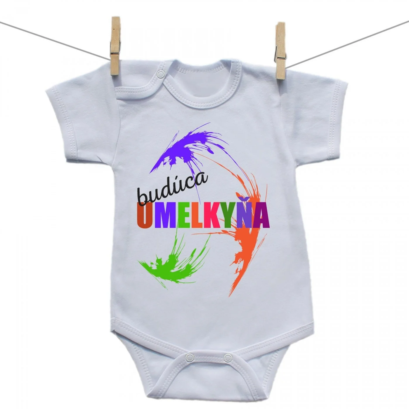 Boodyy Body s krátkym rukávom Budúca umelkyňa Veľkosť: 50