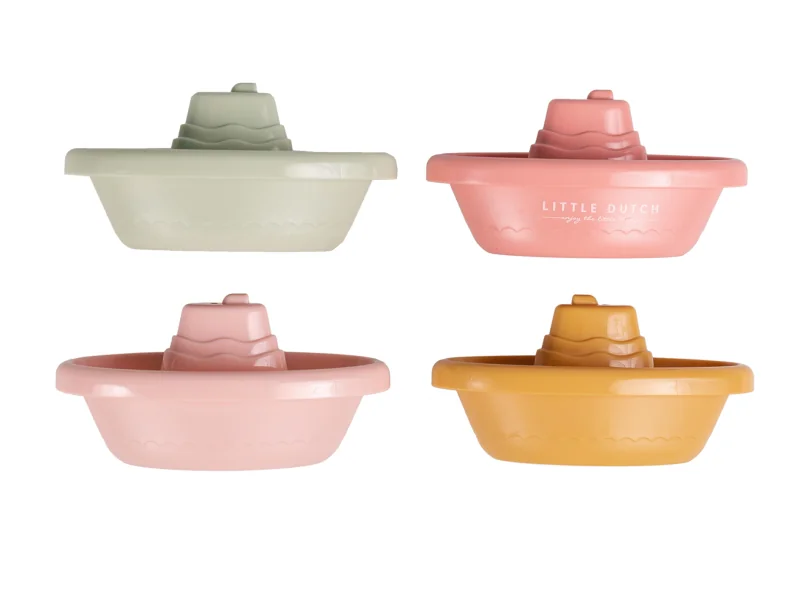 LITTLE DUTCH Loďky do vody Pink 1×1 ks