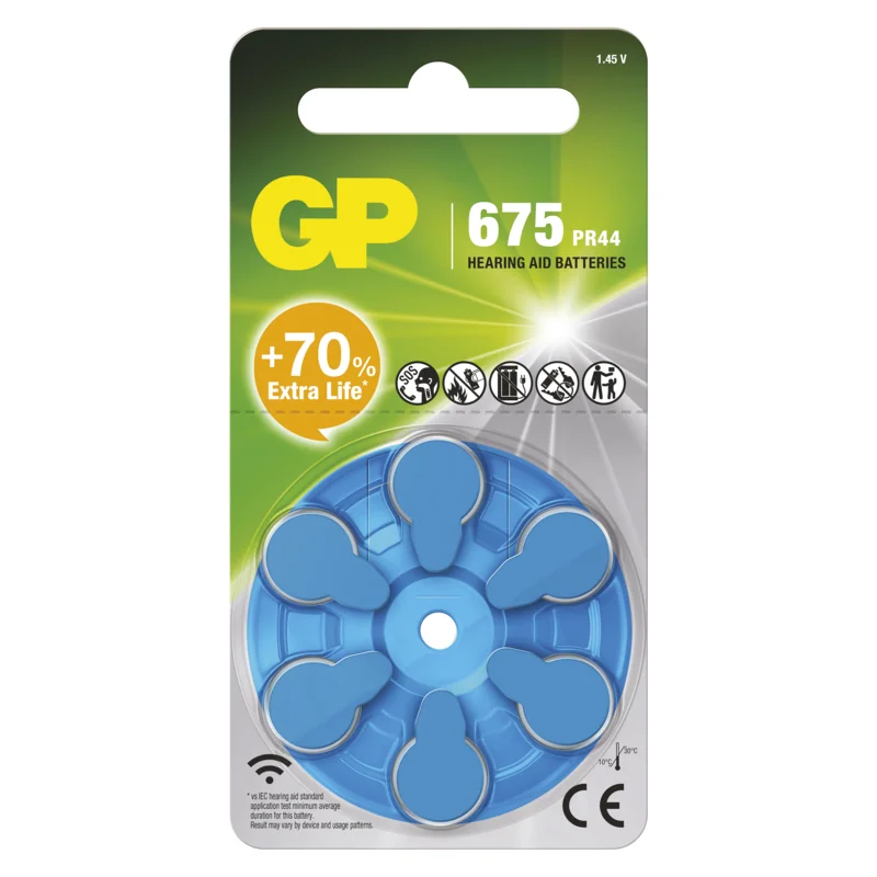 GP BATÉRIA DO NASLÚCHADIEL ZA675F 6BL 1 ks
