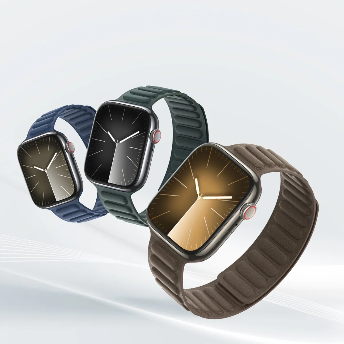 Dux Ducis Magnetic Strap remienok na Apple Watch 38/40/41mm dark gray