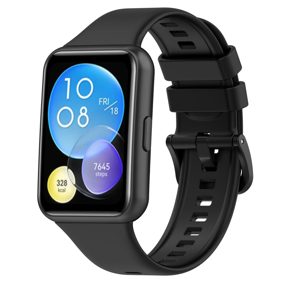 Bstrap Silicone remienok na Huawei Watch Fit 2 black