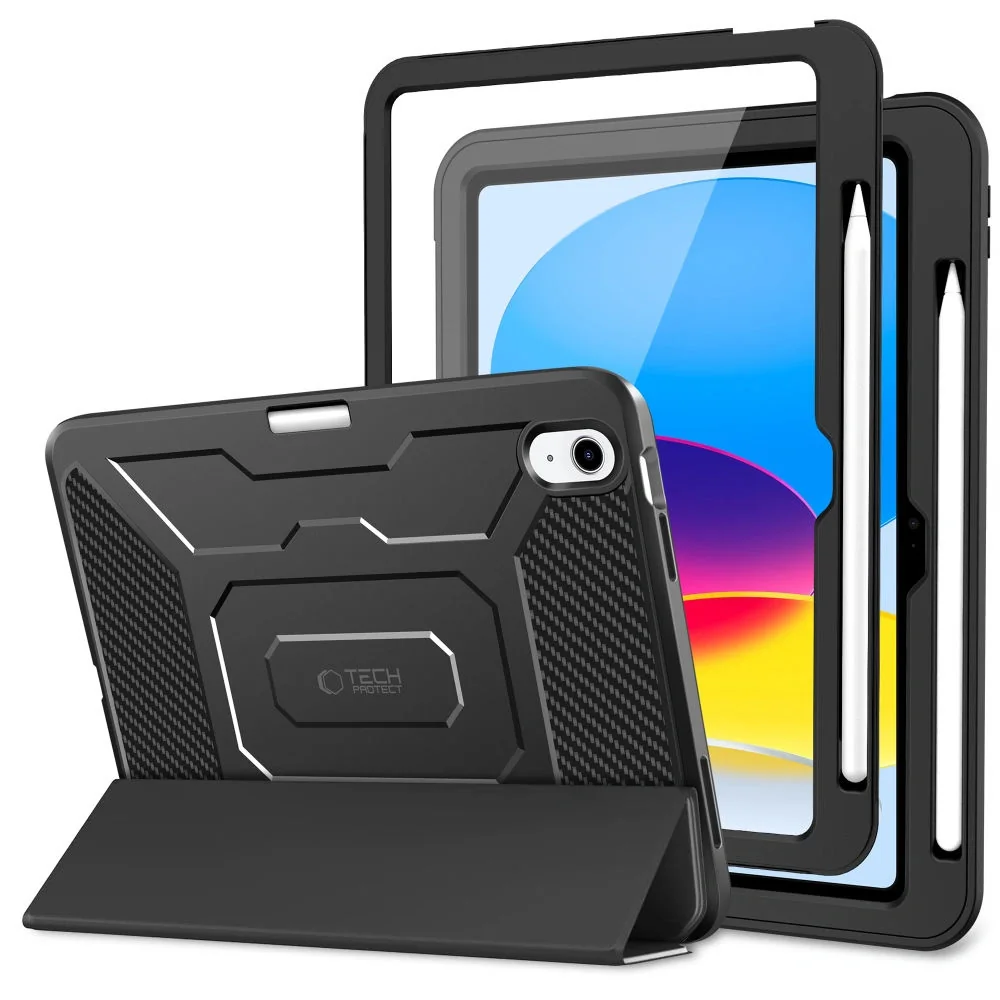 Tech-Protect Endurance kryt na iPad 10.9'' 10gen 2022 / 11'' 11gen 2025, čierny 5, čierny
