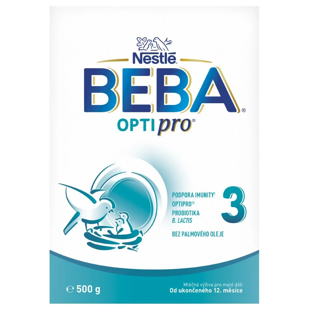 BEBA OPTIPRO 3 1×500 g, mliečna výživa pre malé deti (od ukonč. 12. mesiaca)