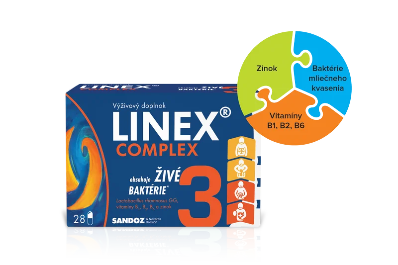 Linex Complex 1×28 cps, výživový doplnok