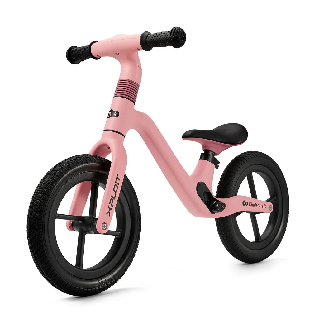 Kinderkraft XPLOIT odrážadlo 12" Bubblegum Pink 