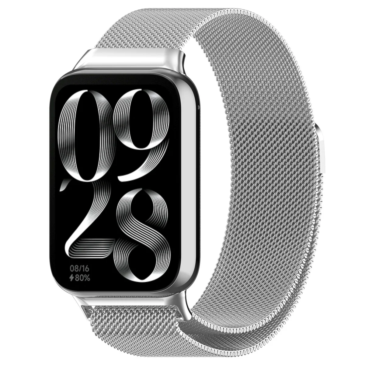 BStrap Milanese remienok na Xiaomi Redmi Watch 4 silver