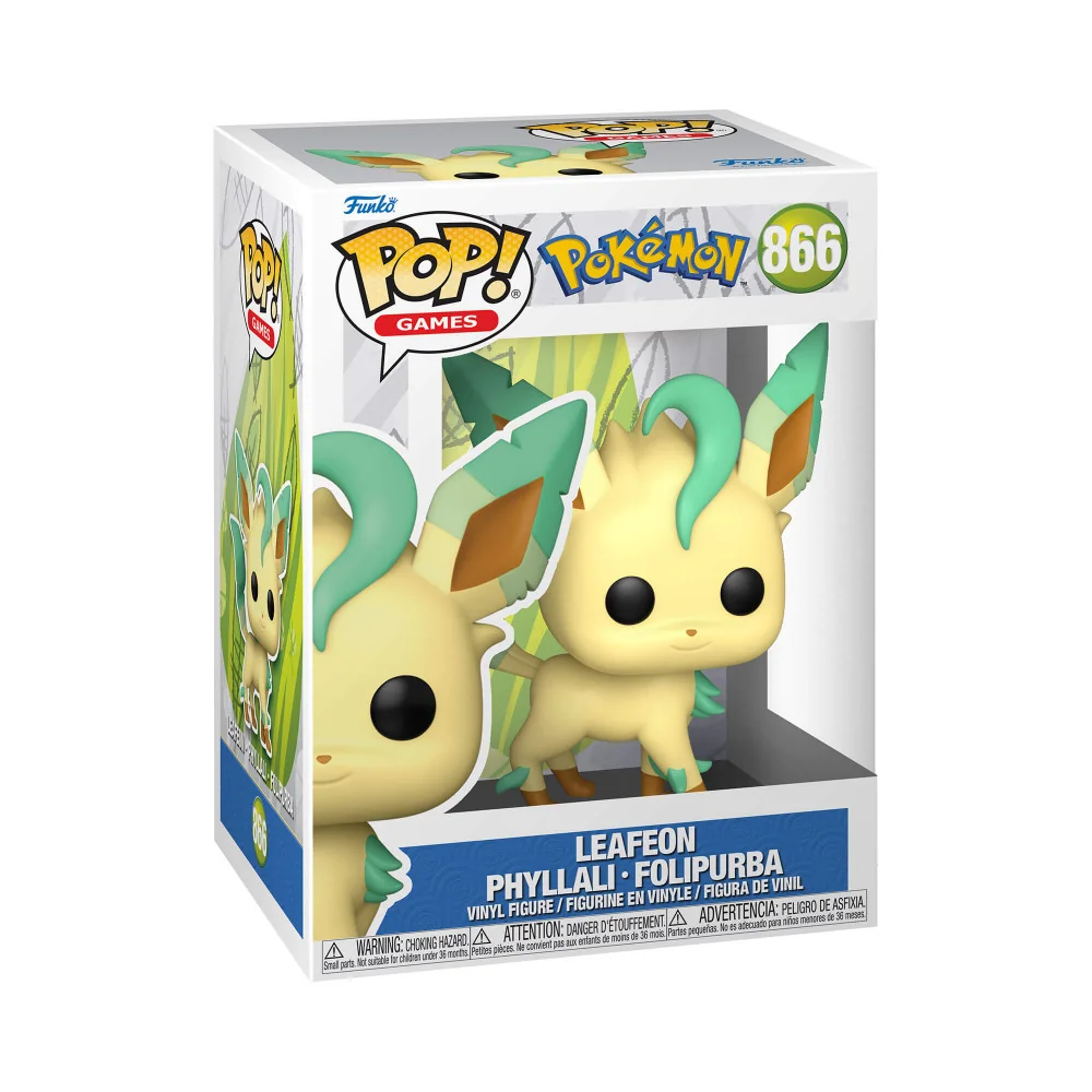 Funko POP Games: Pokemon S10 - Leafeon (EMEA) 866-Funko EU BV