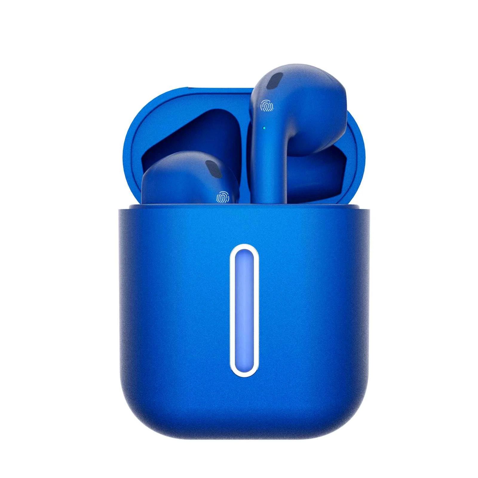 TESLA SOUND EB10 Bezdrôtové Bluetooth slúchadlá - Metallic blue 1×1 ks, slúchadla