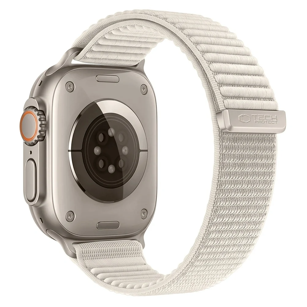 Tech-Protect Nylon Loop remienok na Apple Watch 44/45/46/49mm, starlight