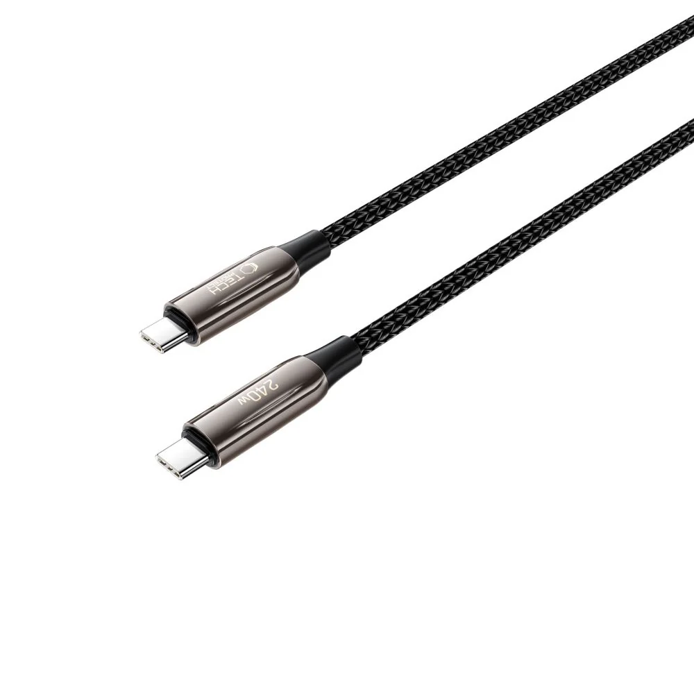 Tech-Protect UB10T kábel USB-C / USB-C 240W QC PD 1m, čierny
