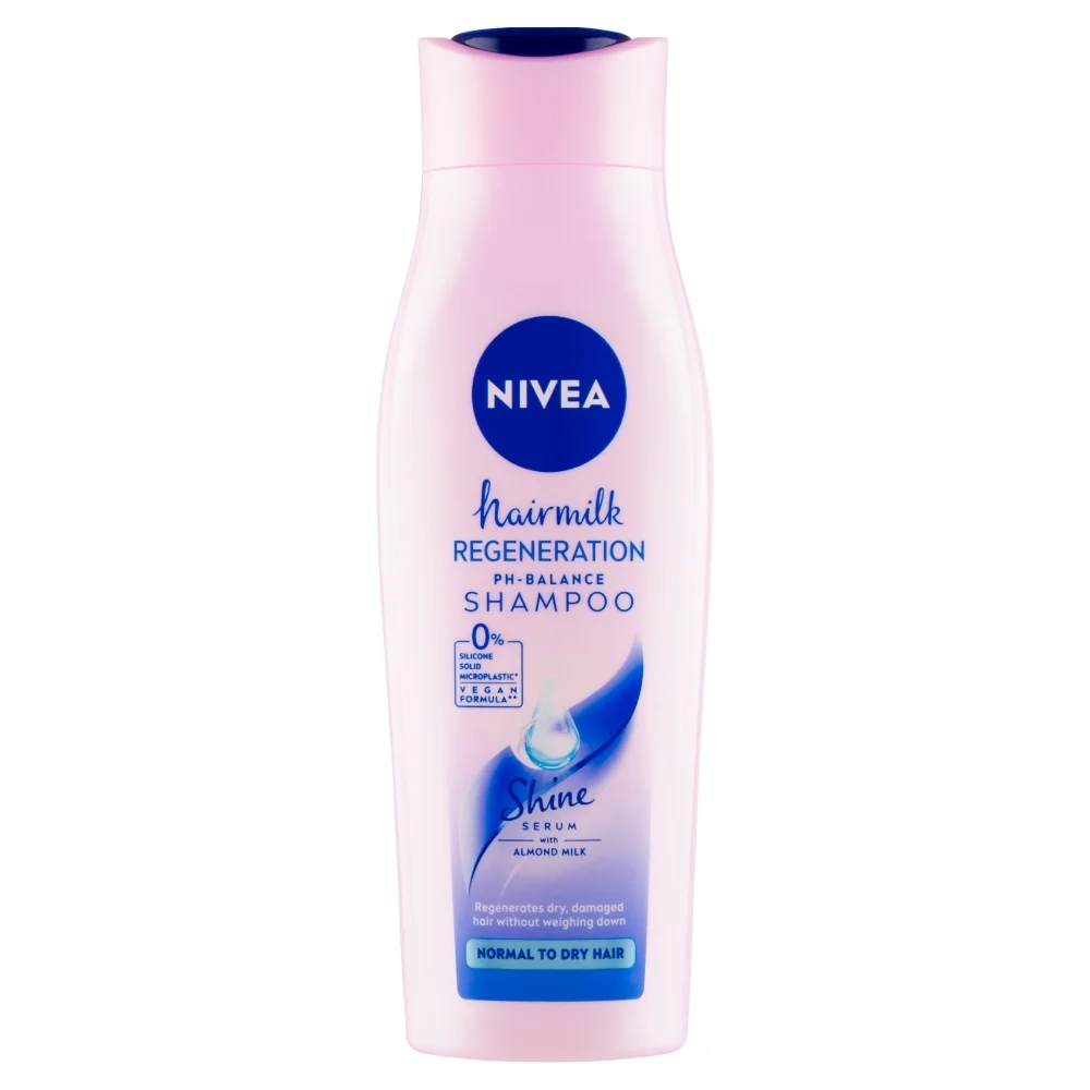 Nivea Hairmilk Regeneration šampón na normálne vlasy 250 ml