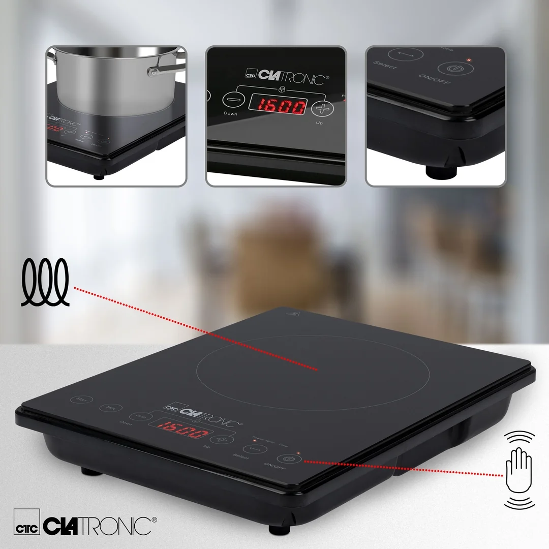 Clatronic EKI 3569 indukčný varič digitálny 1800 W