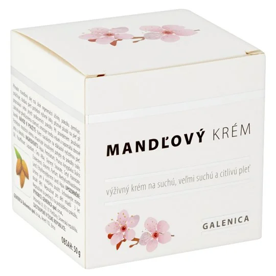 GALENICA MANDĽOVÝ KRÉM 1×50 g, pre suchú, veľmi suchú a citlivú pleť