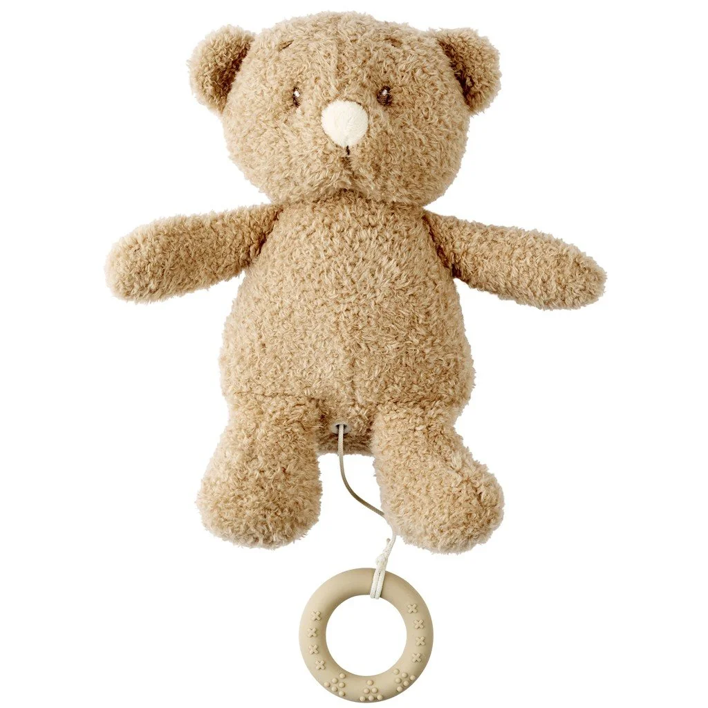 Hračka plyšová hudobná Teddy medvedík 24 cm, 0m+