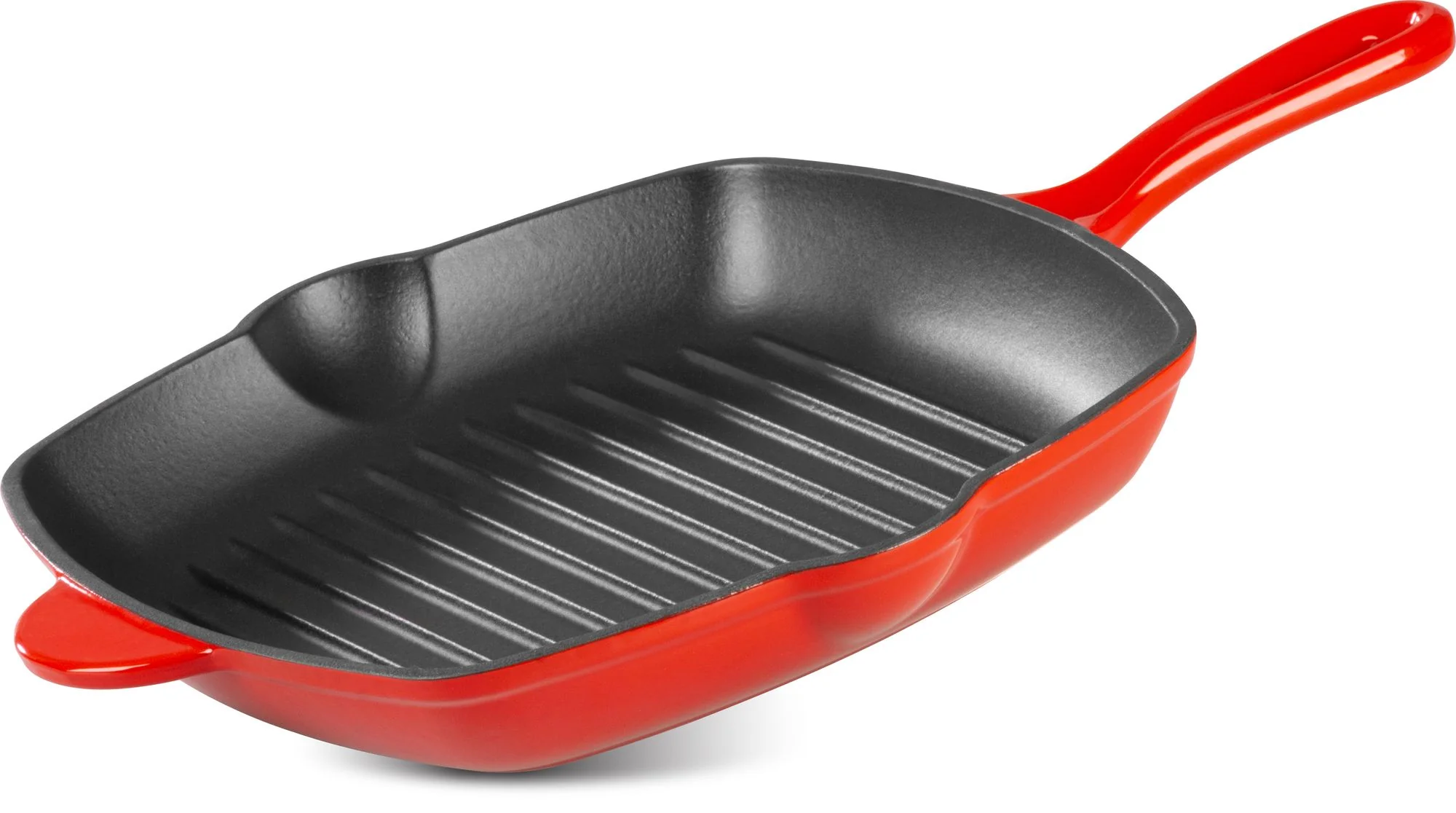 MagicHome grilovacia panvica Castora line, 1 ks Smaltovaná liatina, 270x270x45 mm (27x27 cm)