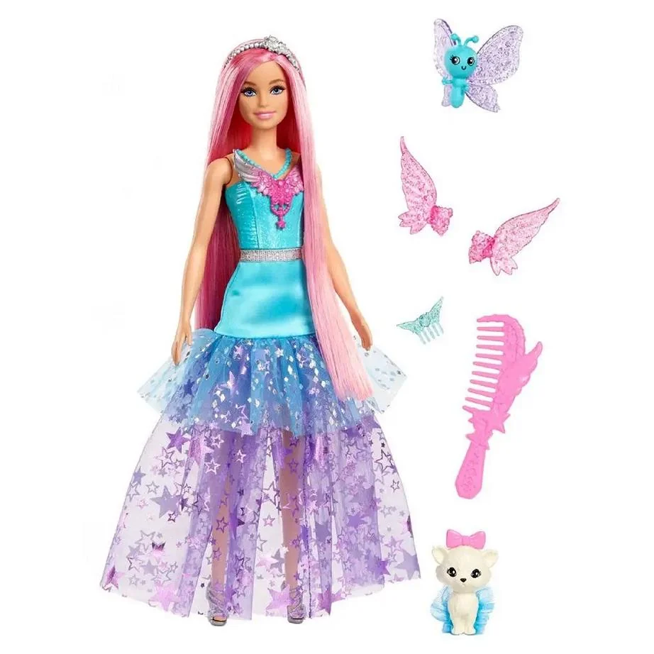 Mattel Barbie a dotyk kúzla bábika Malibu s 2 miláčikmi
