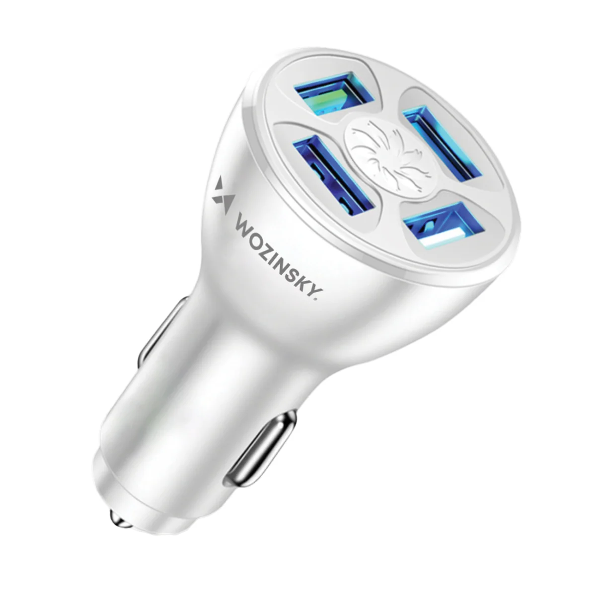 MG WCCAW autonabíjačka 4x USB 50W QC, biela 