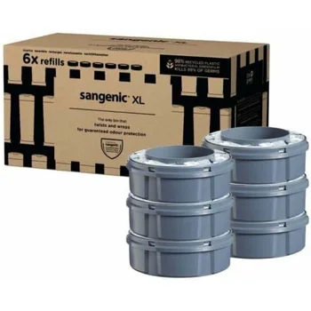 Tommee Tippee Sangenic Twist & Click XL Refill Cassettes, Náhradné náplne 6ks/kaziet