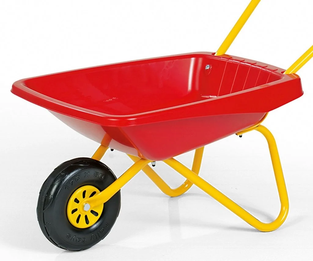 Detský záhradný fúrik plastový Milly Mally Rolly Toys červený ,